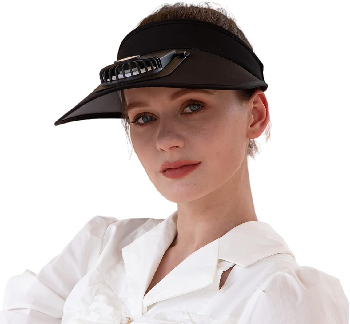 Outdoor Fan Cooling Peaked Cap