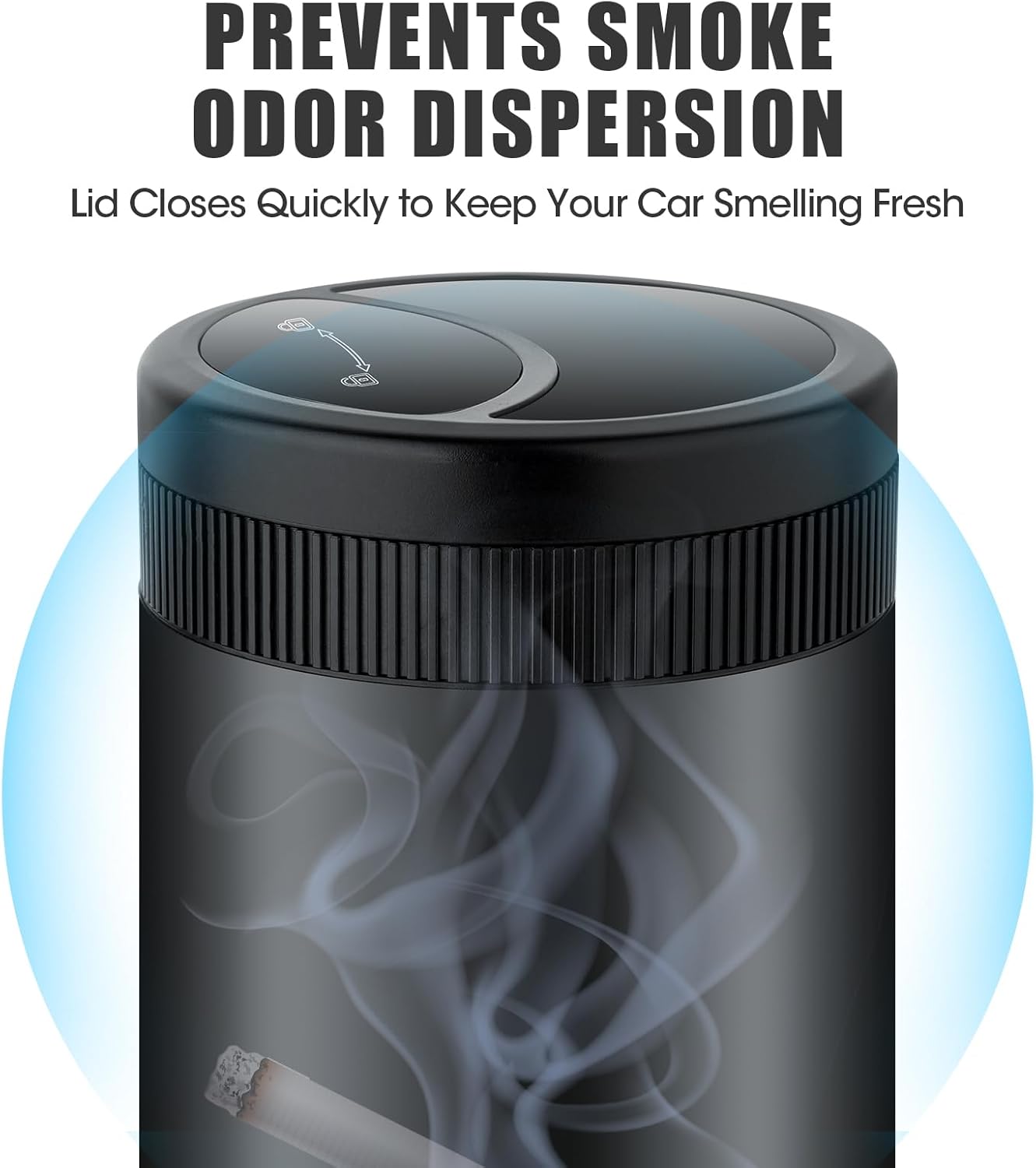 Automatic Open Close Car Ashtray with Lid