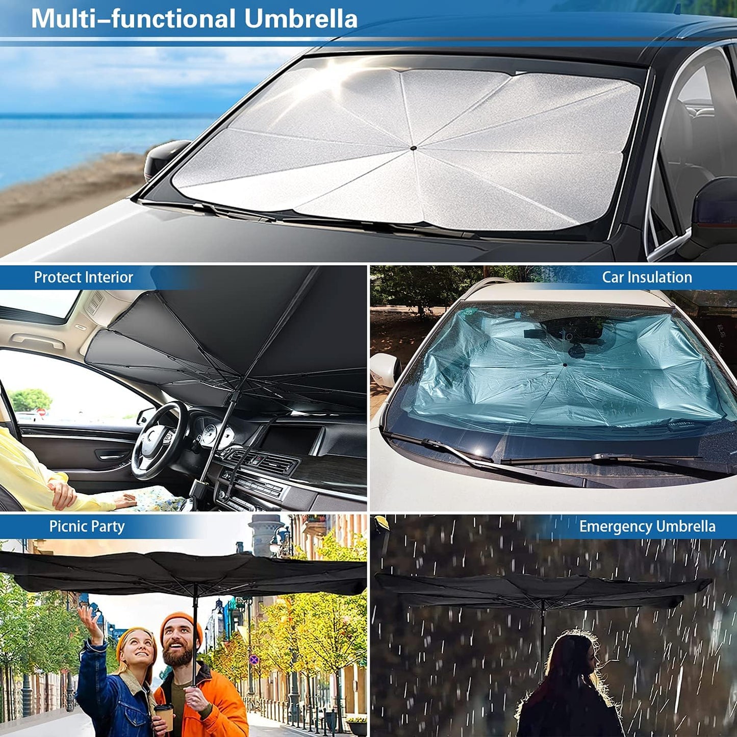 Car Windshield Sun Shade Cover