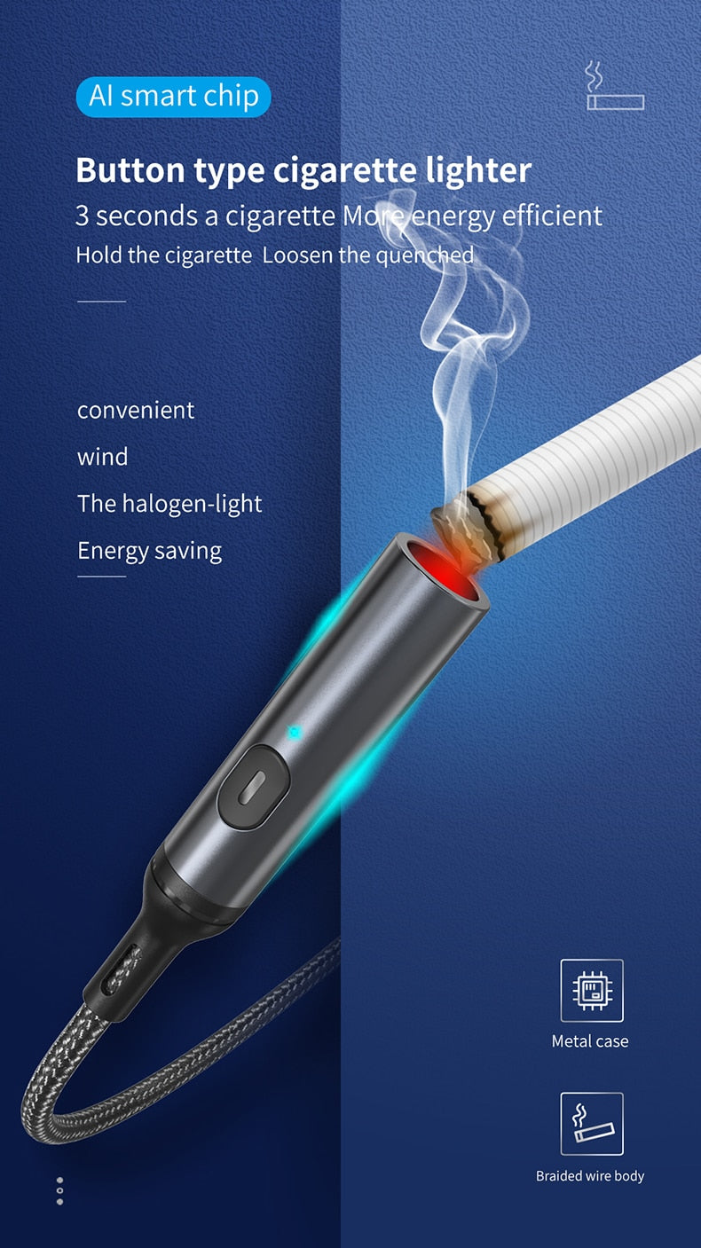 Electric Lighter USB Type C Cable