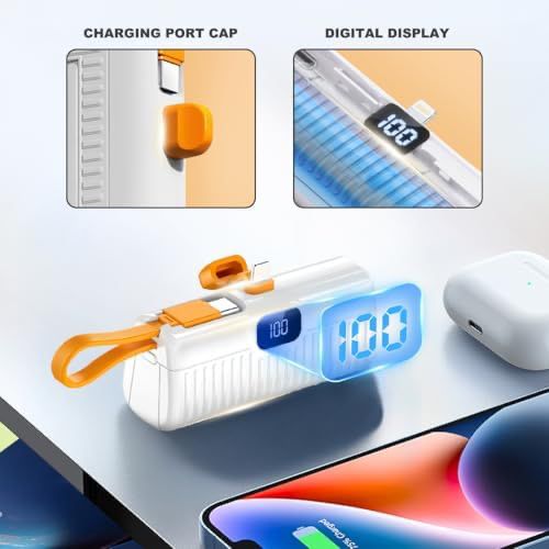 Small Portable Charger Compact Power Bank